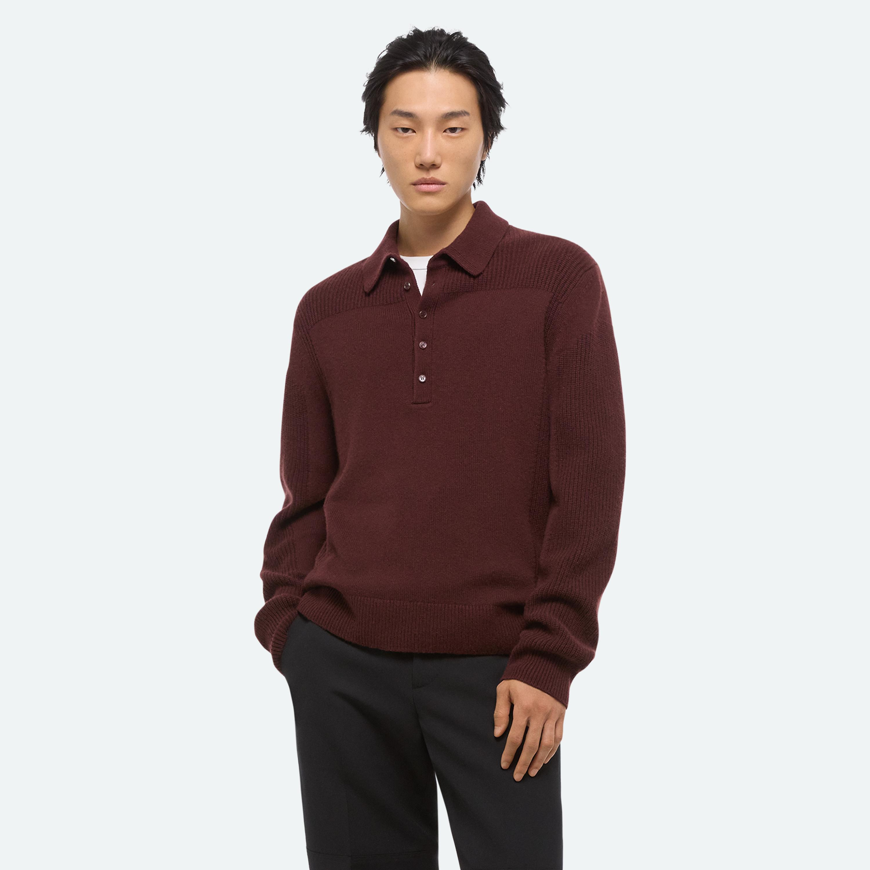 BLOCK POLO SWEATER - 8