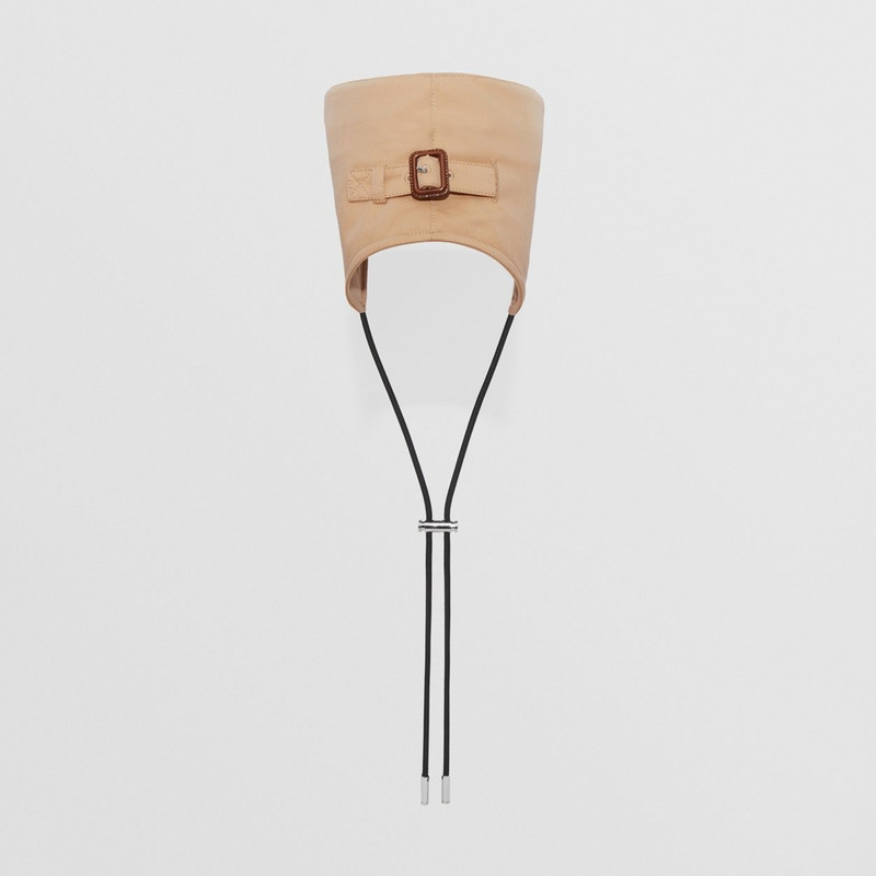 Monogram Motif Cotton Gabardine Cap 4