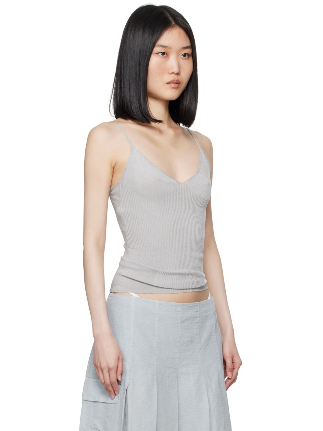 Gray Ricotta Tank Top - 2