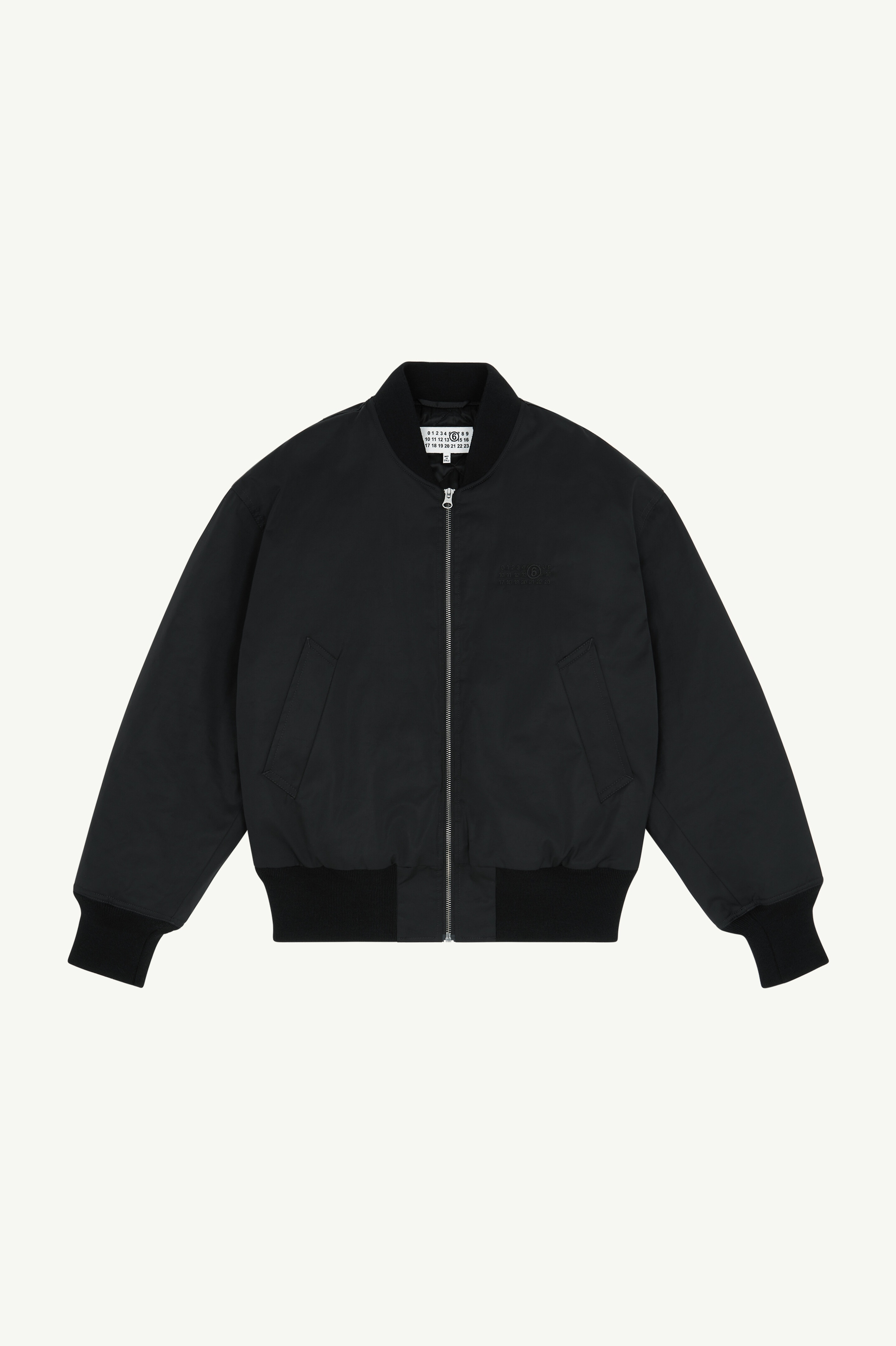 MM6 Maison Margiela single-stitch hooded jacket - Black