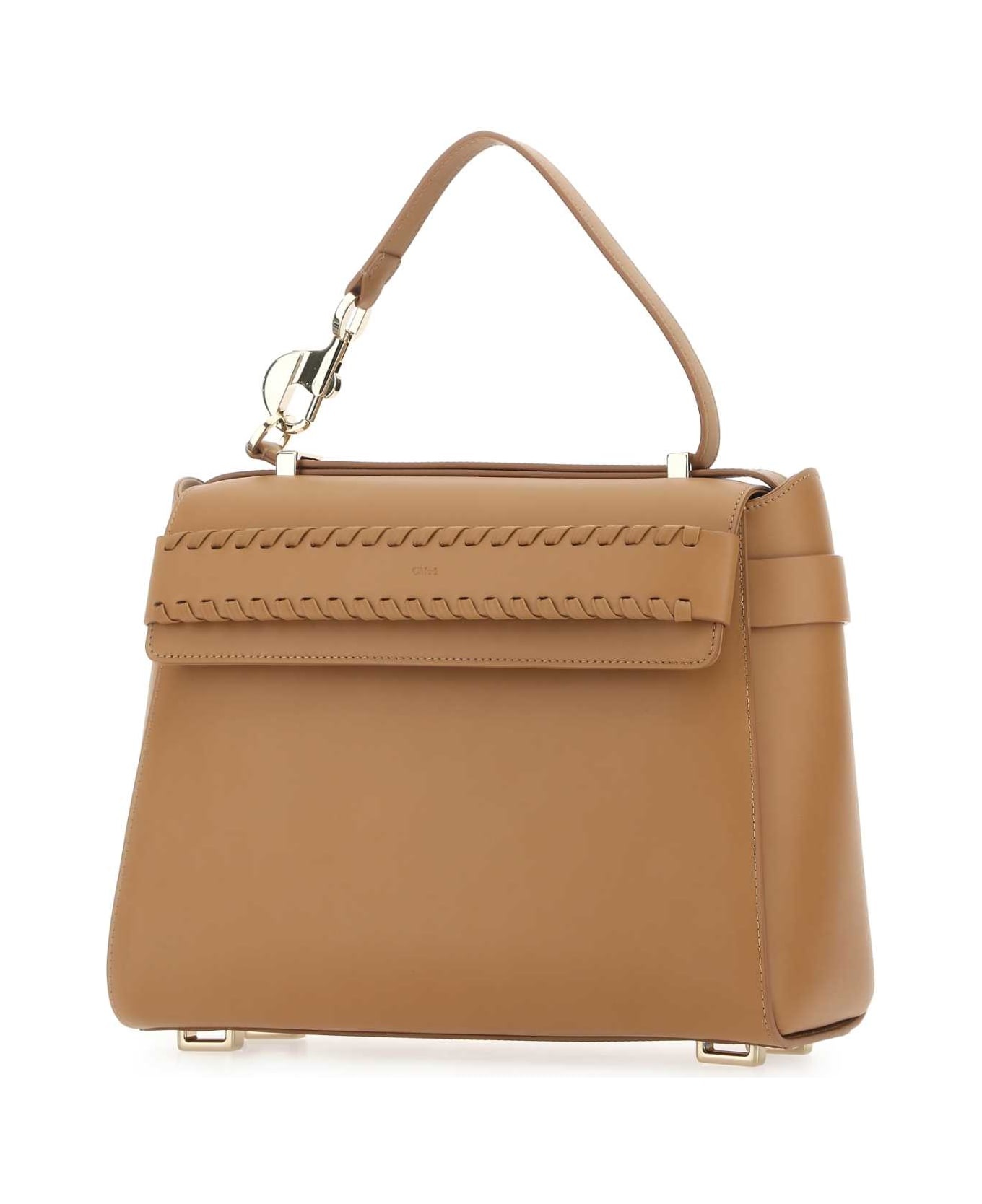 Biscuit Leather Nacha Handbag - 2