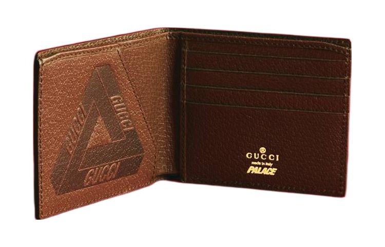 Gucci x Palace GG-P Supreme Bi-Fold Wallet 'Beige' 723149-FAAZJ-9794 - 2