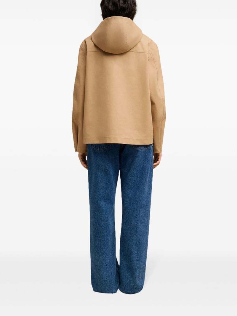 zip-up hooded cotton jacket 5