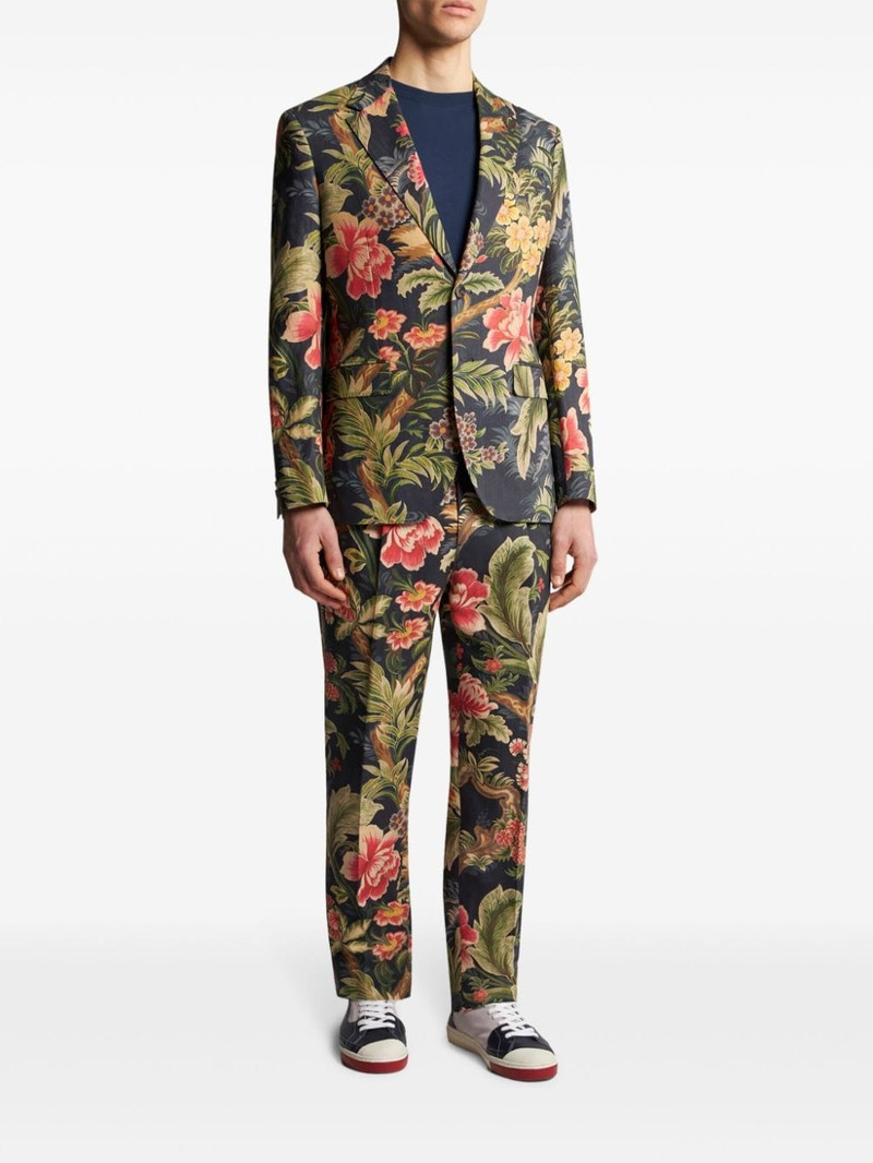 Etro floral-print chino trousers outlook