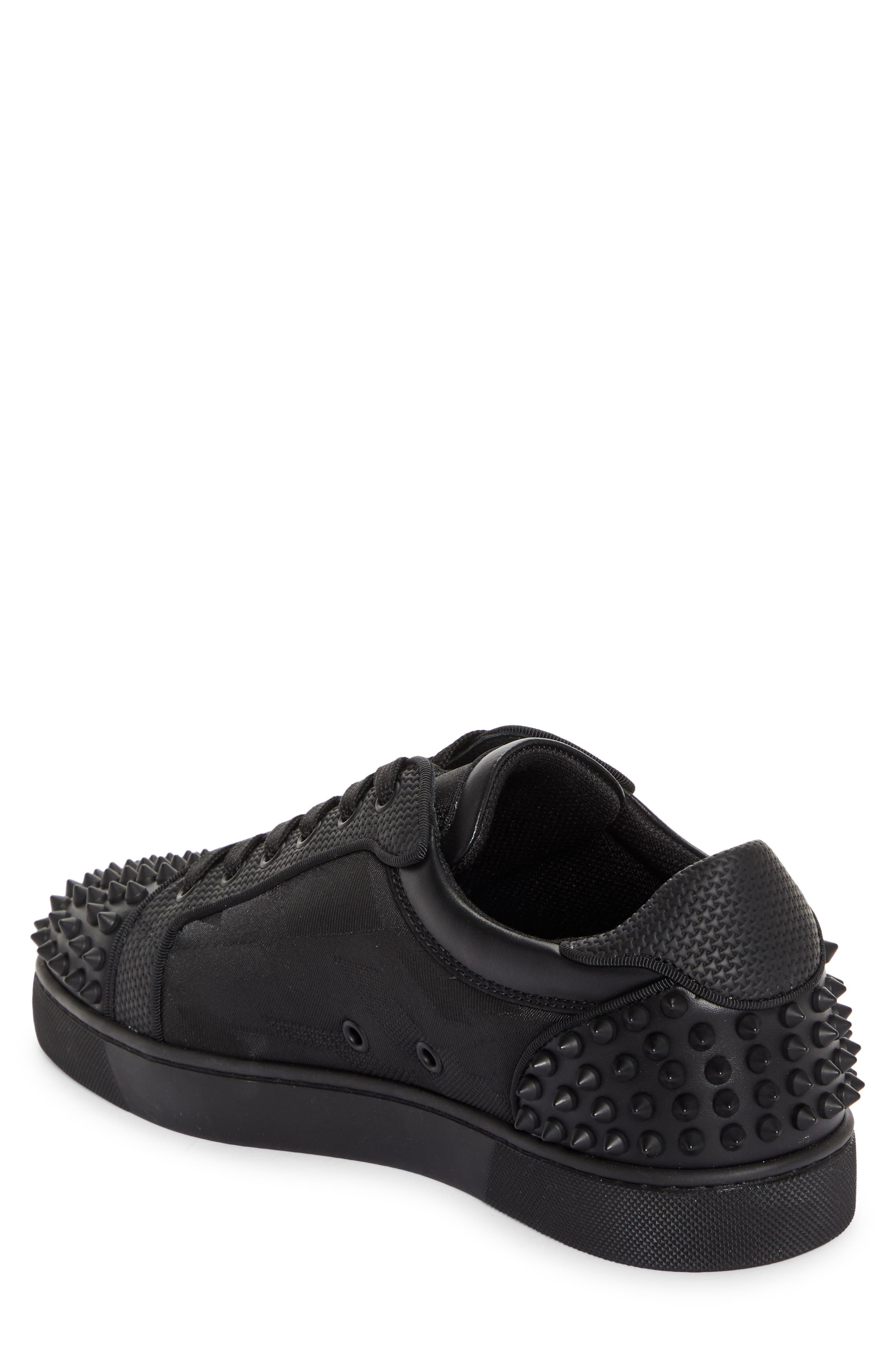 Christian Louboutin Seavaste 2 Orlato Flat Sneaker in Black/Black Matte at Nordstrom - 2
