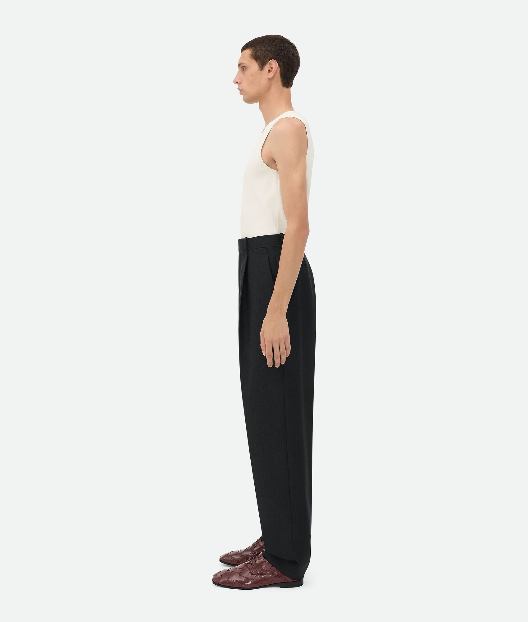 Striped Wool Trousers - 2