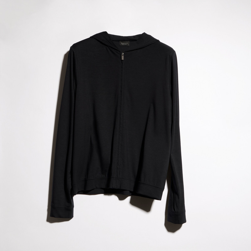 Soft rayon jersey zip jacket 5