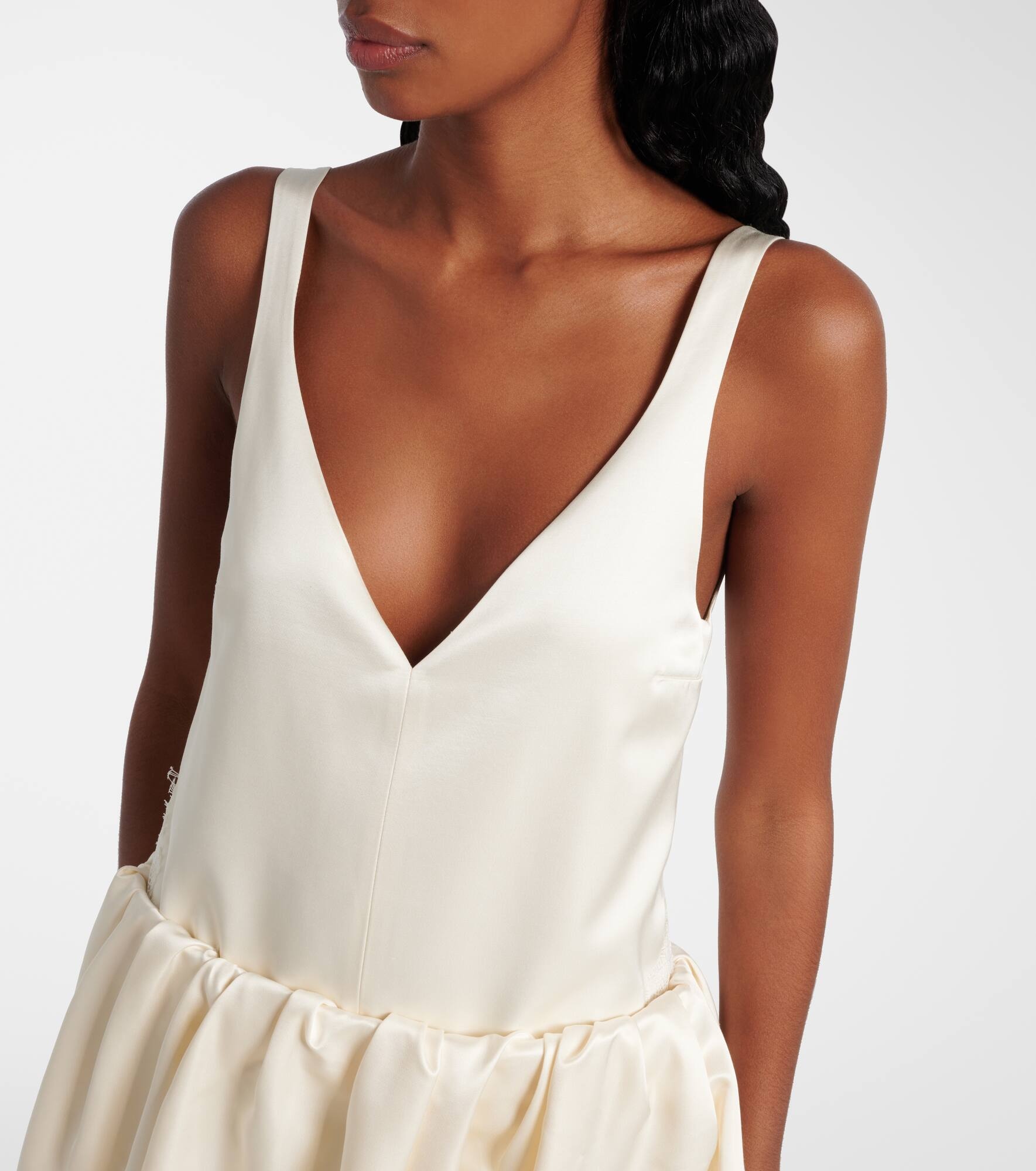 Lace-trimmed minidress - 4