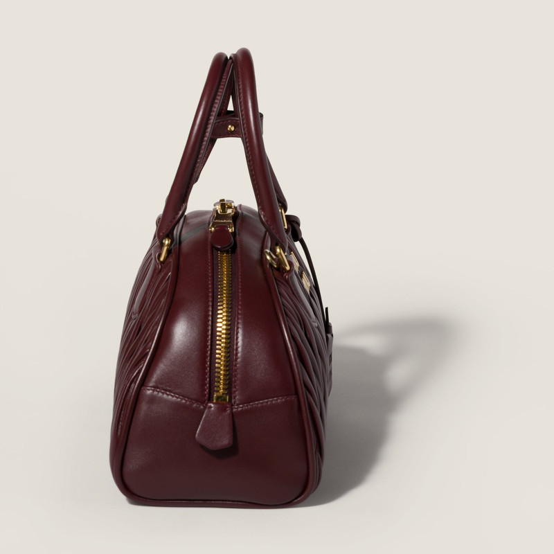 Arcadie matelassé nappa leather bag 5