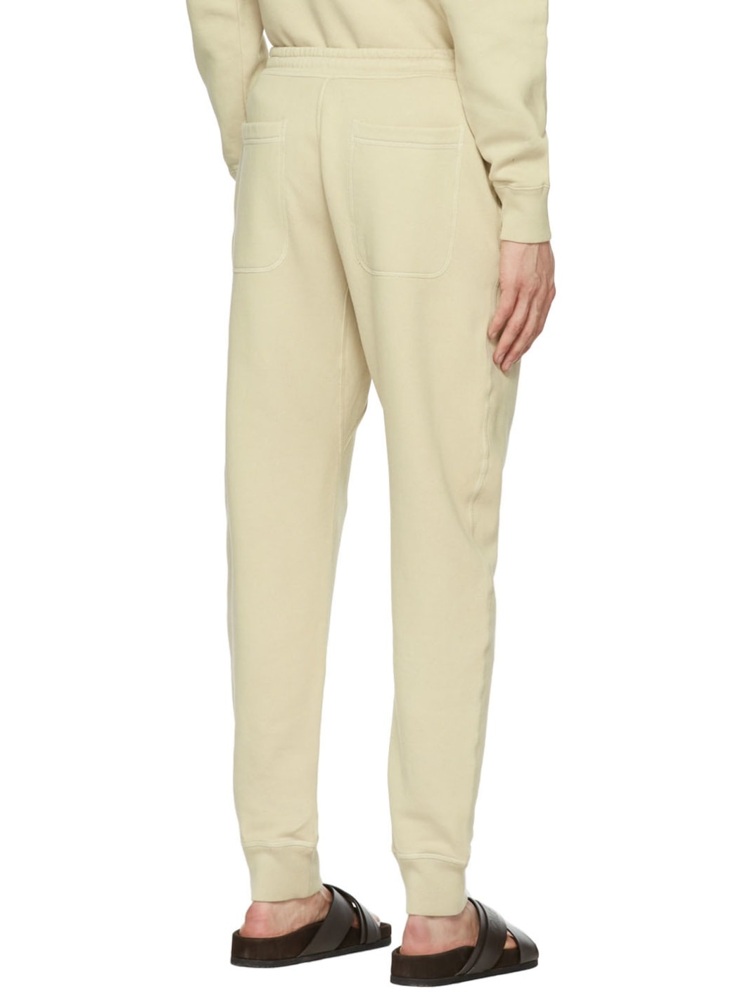 Beige Fleece Lounge Pants - 3