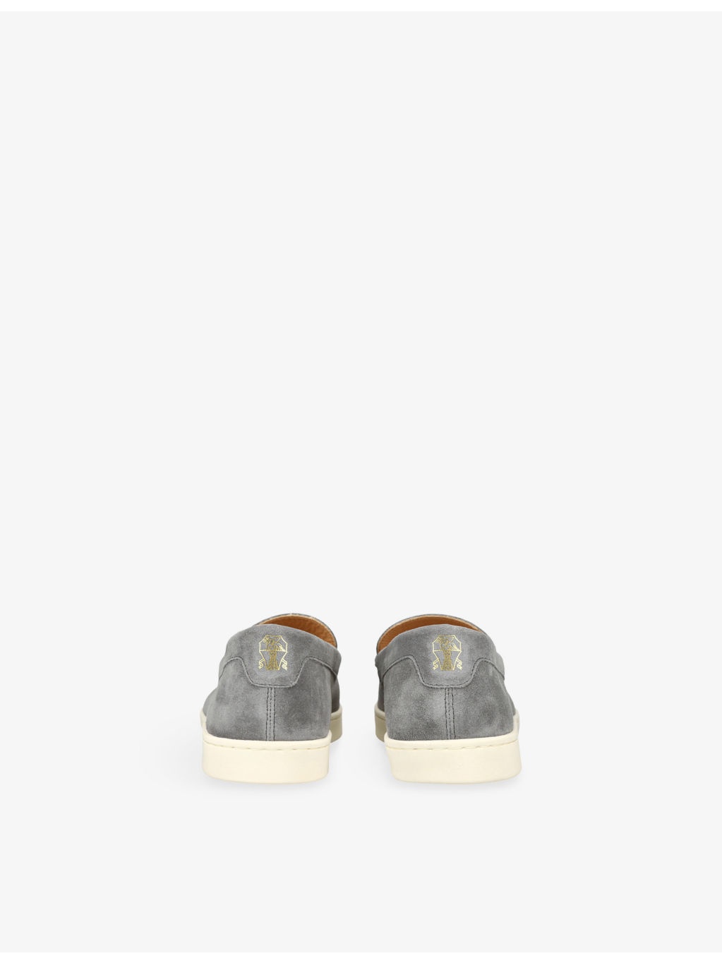 Chevron Slip-On Suede Loafers - 4