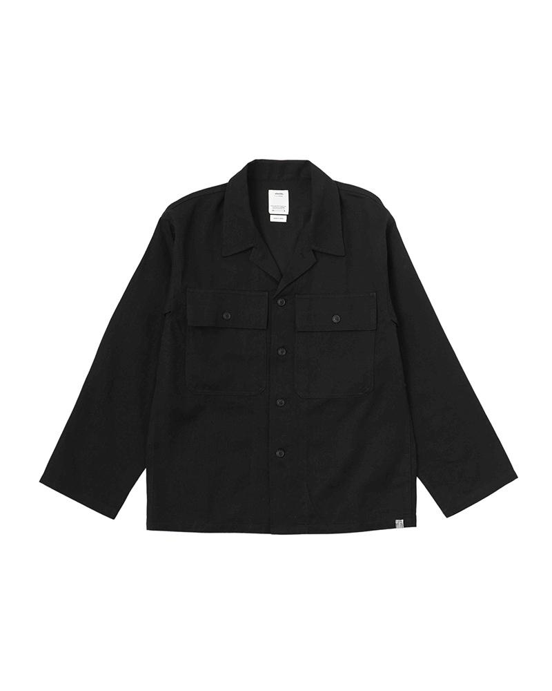 CARDWELL SHIRT L/S (L/W) BLACK - 1