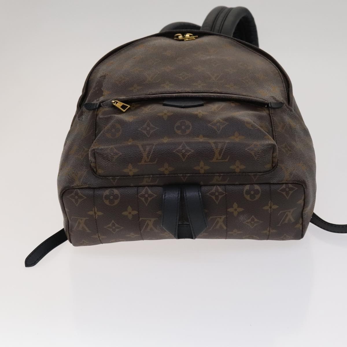 LOUIS VUITTON M44874 Monogram Palm Springs backpack MM Brown/Black Louis Vuitton Palm Springs Backpack MM Rucksack Bag Coated  main image 2