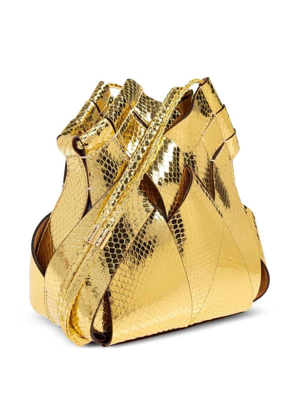 Charlotte metallic leather cross body bag - 2
