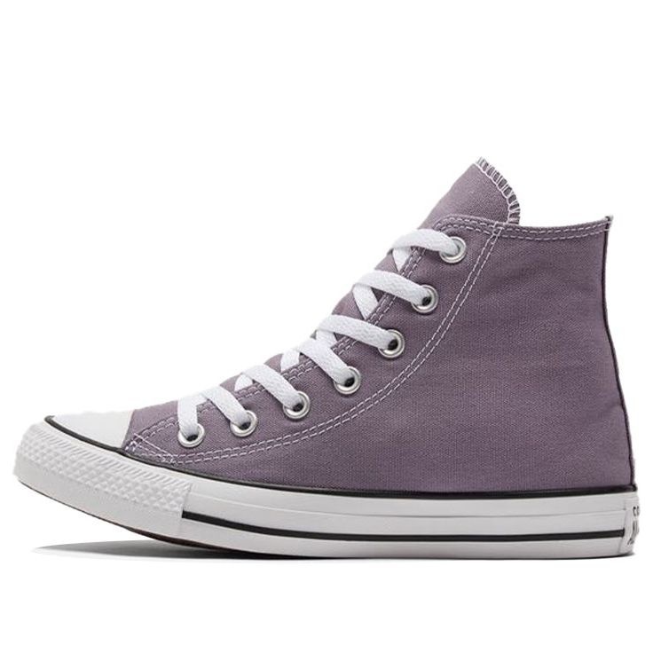 Converse Chuck Taylor All Star Canvas Shoes Grey/Purple A02062C - 1