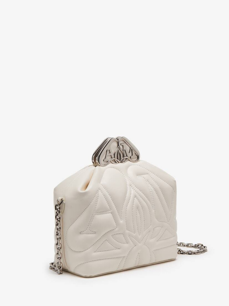 Alexander McQueen Women's The Seal Box in Soft Ivory outlook