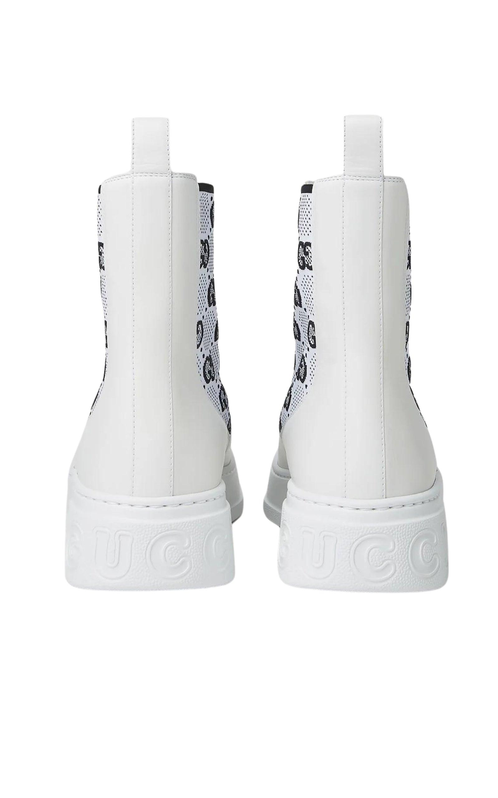 Gucci GG Supreme Panelled Chelsea Boots - 4