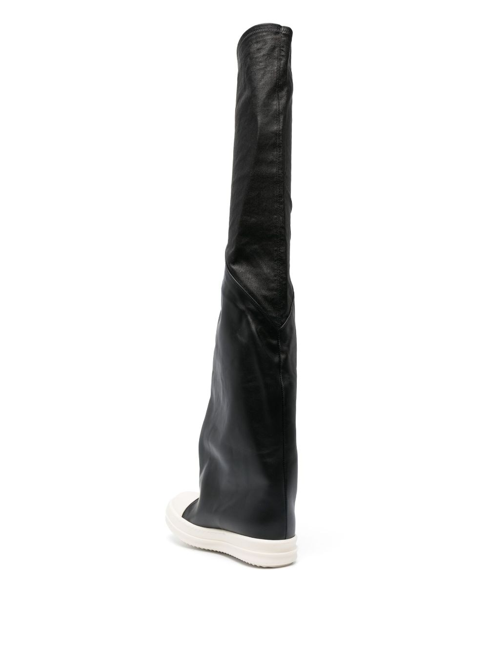 30mm contrast-toe thigh-high boots - 3