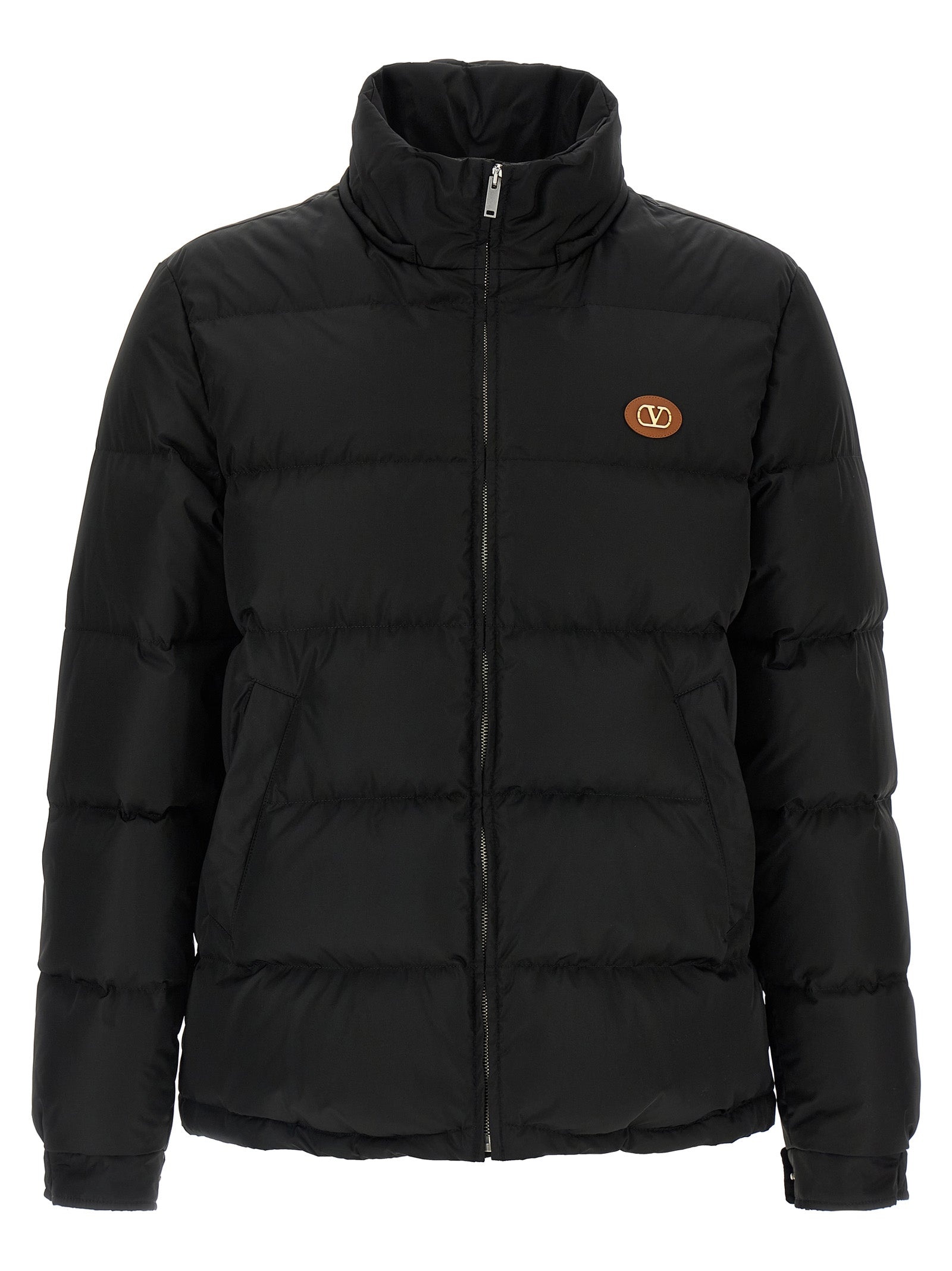 Vlogo Signature Puffer Jackets Black - 2