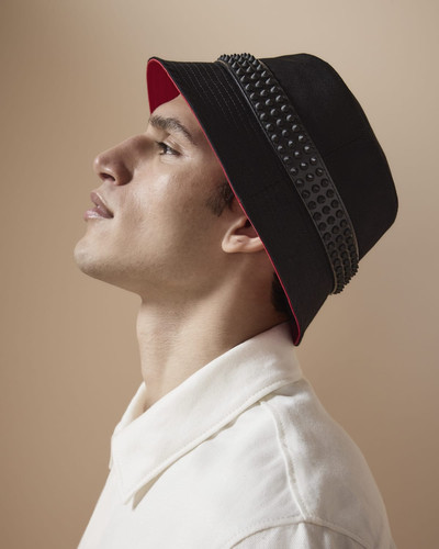 Christian Louboutin Men's Bobino Jacquard Monogram Bucket Hat outlook
