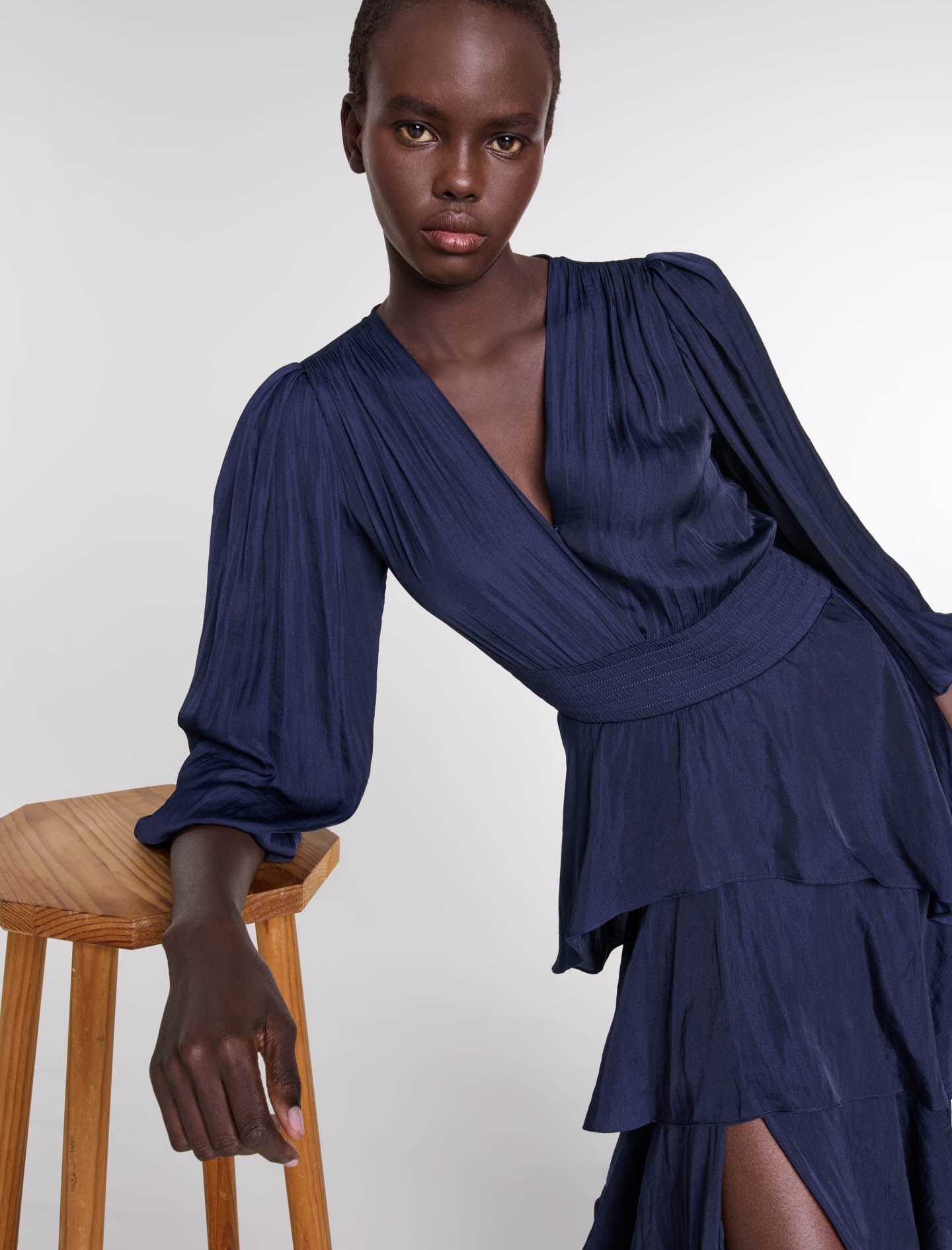 Ruffled maxi dress - 8