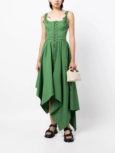 Monse Laced Front Sleeveless Dress outlook