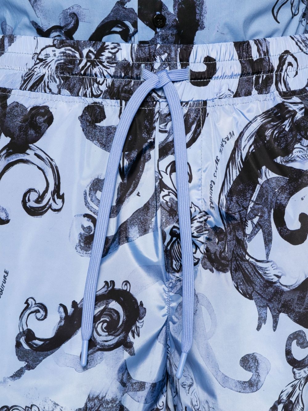 Watercolour Couture-print deck shorts - 5