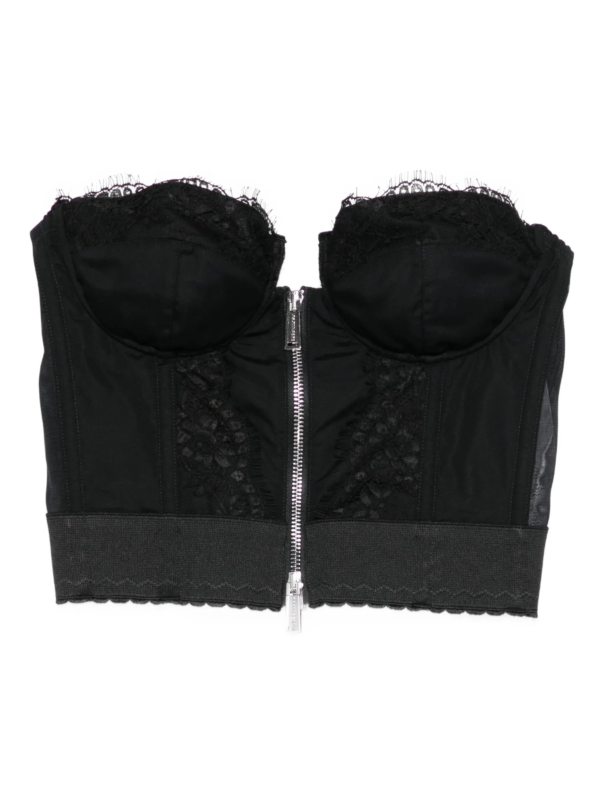 Dsquared2 Lace Zip-fastening Top - 1