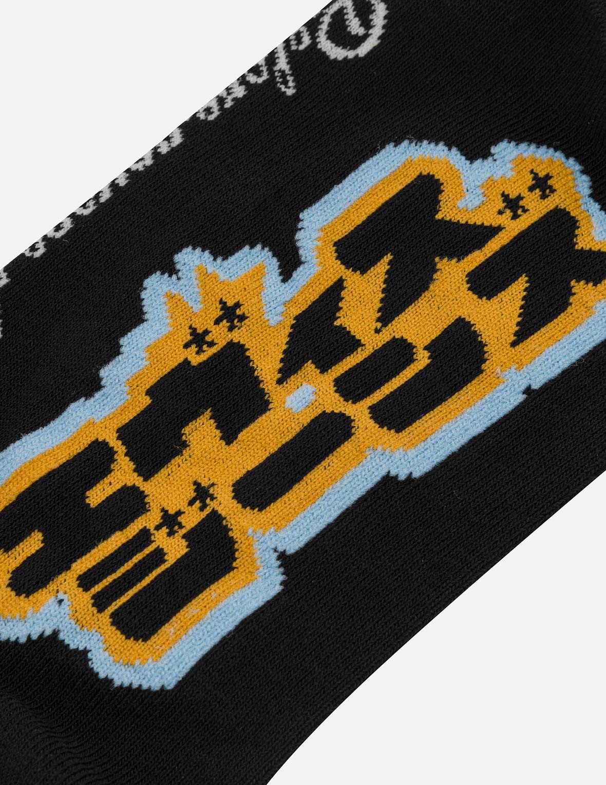 EVISU Multiple Logo Jacquard Long Socks - 2