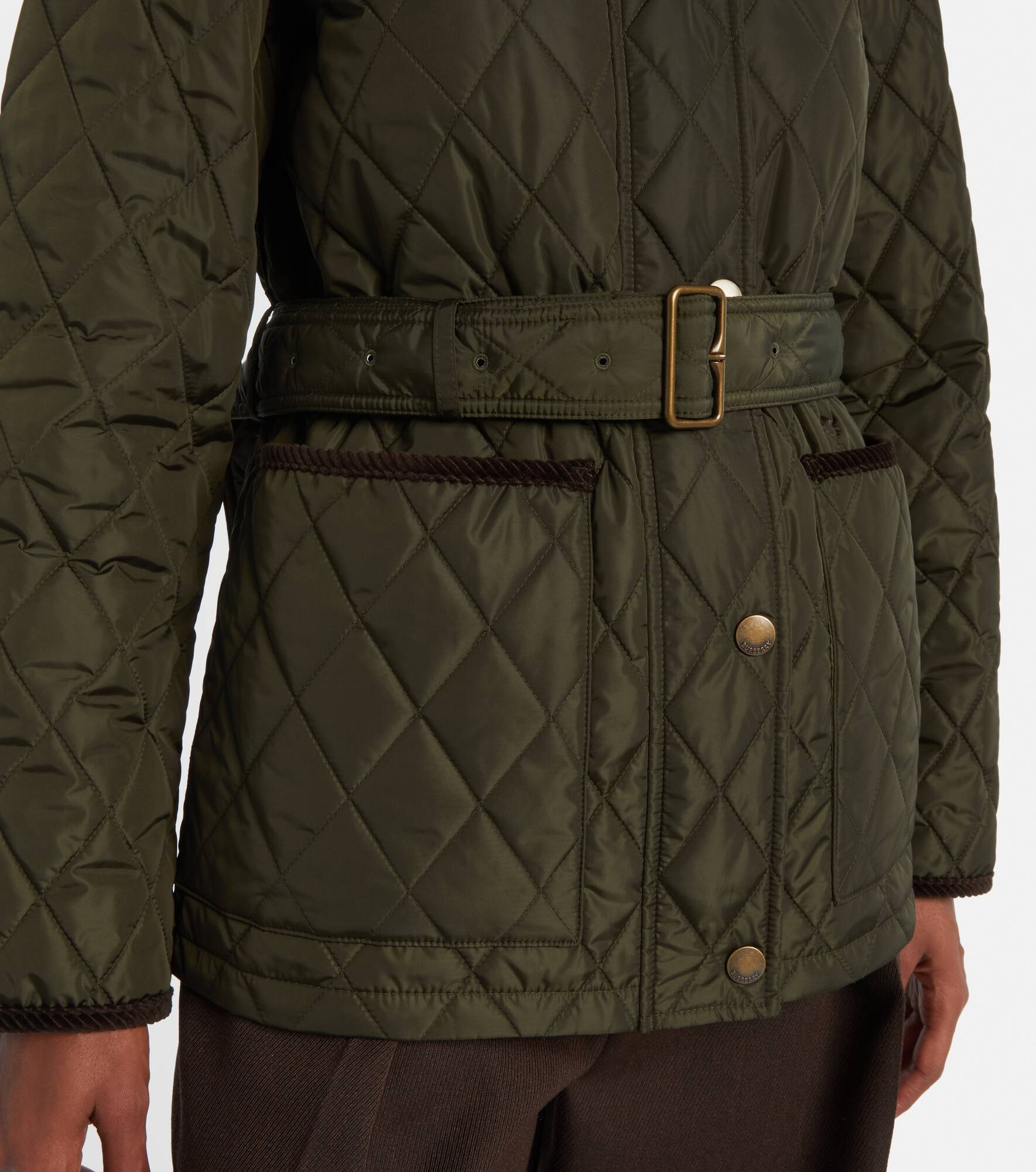 Belted quilted jacket - 5