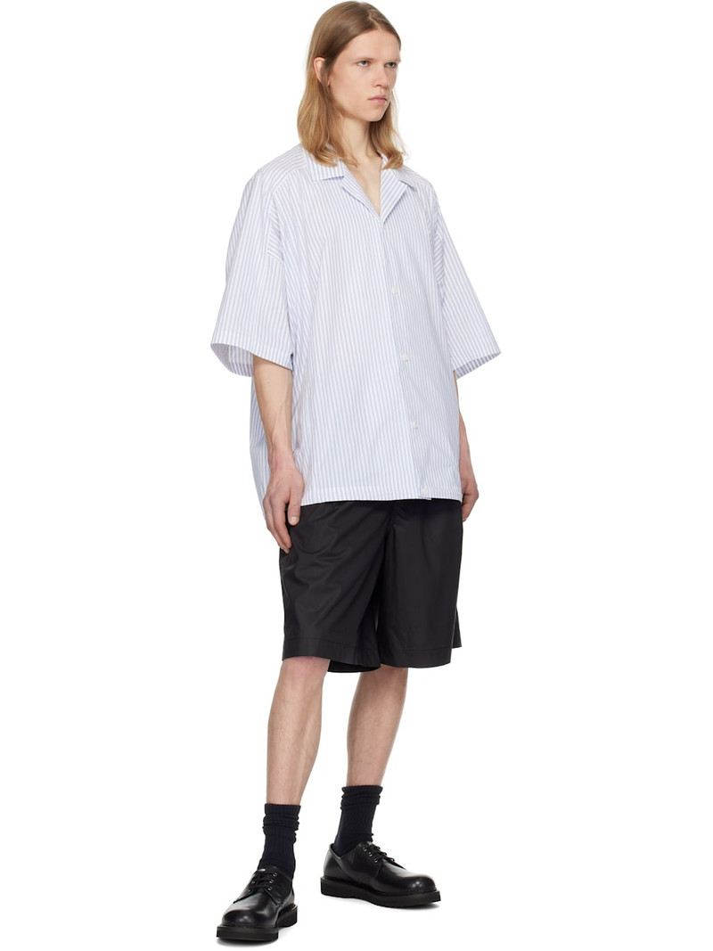 JUUN.J Juun. J Black Cotton Padded Shorts outlook