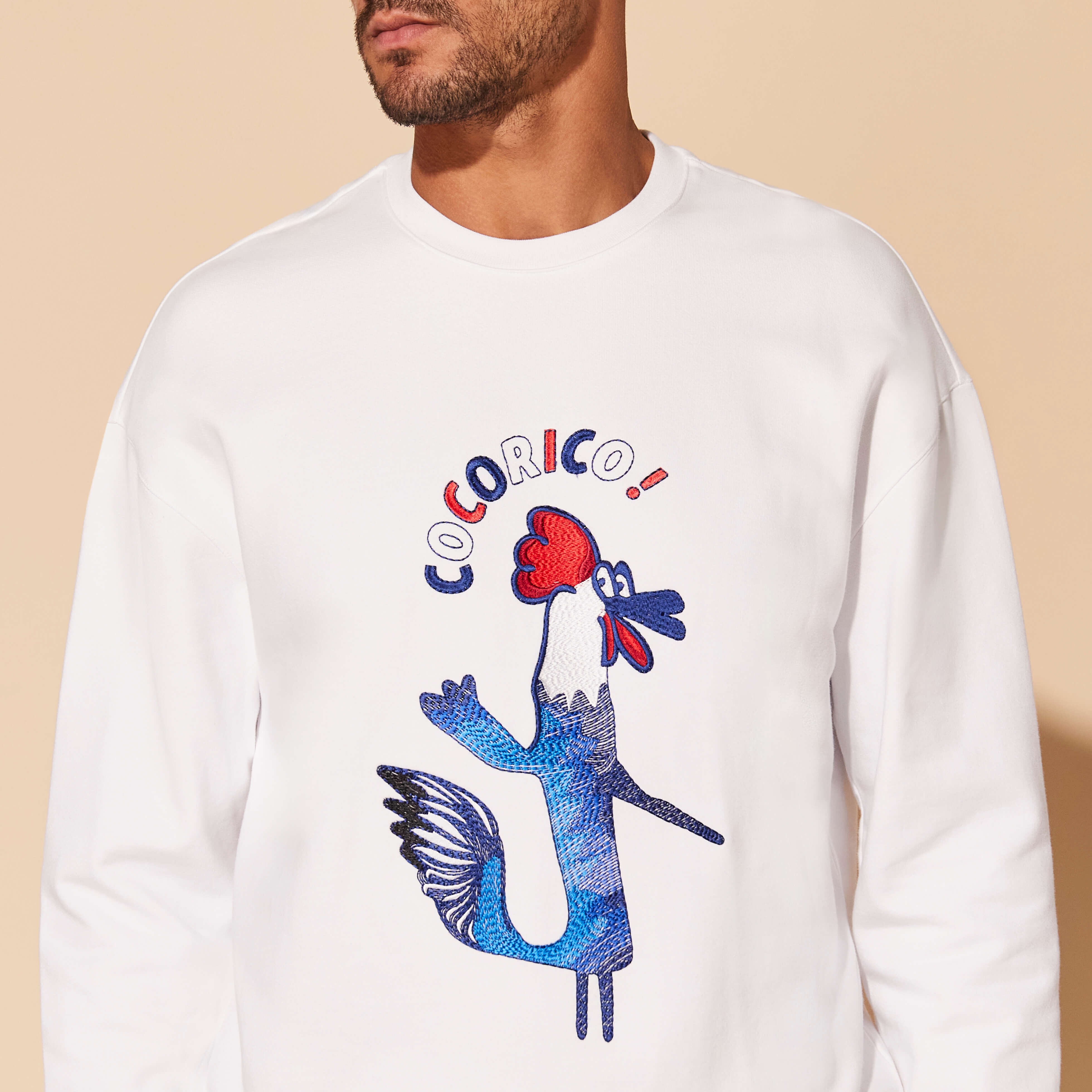 Men Sweatshirt Embroidered Cocorico ! - 6