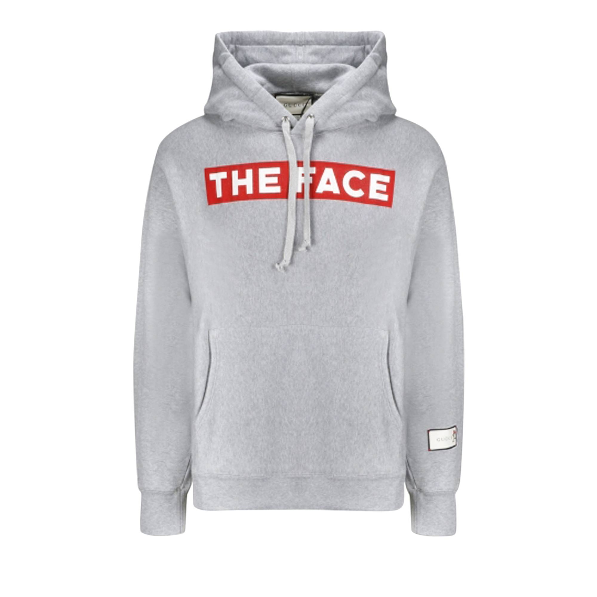 Gucci 'The Face' Hoodie 'Grey' - 1