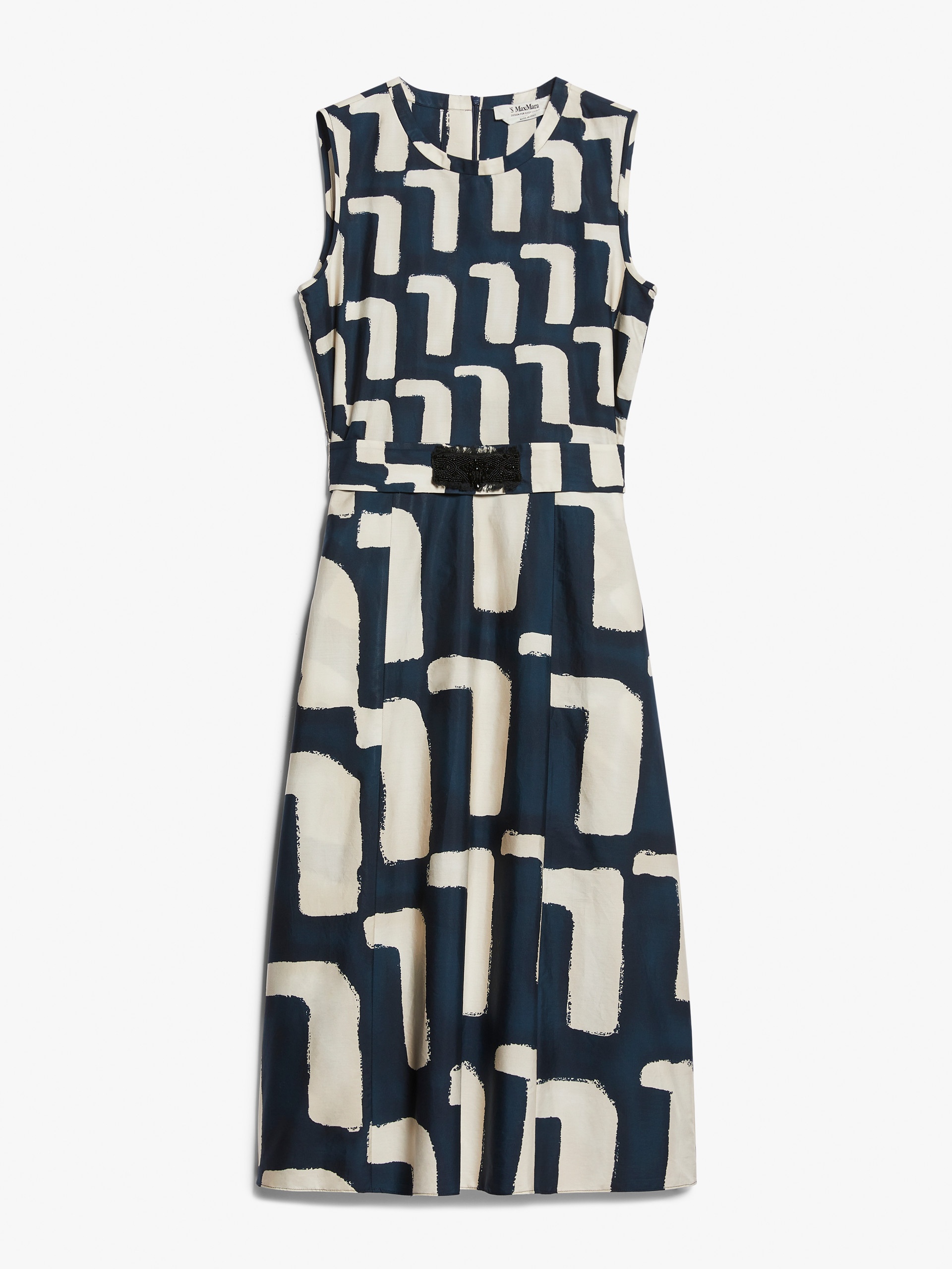 DIORAMA Dress in printed poplin - 1