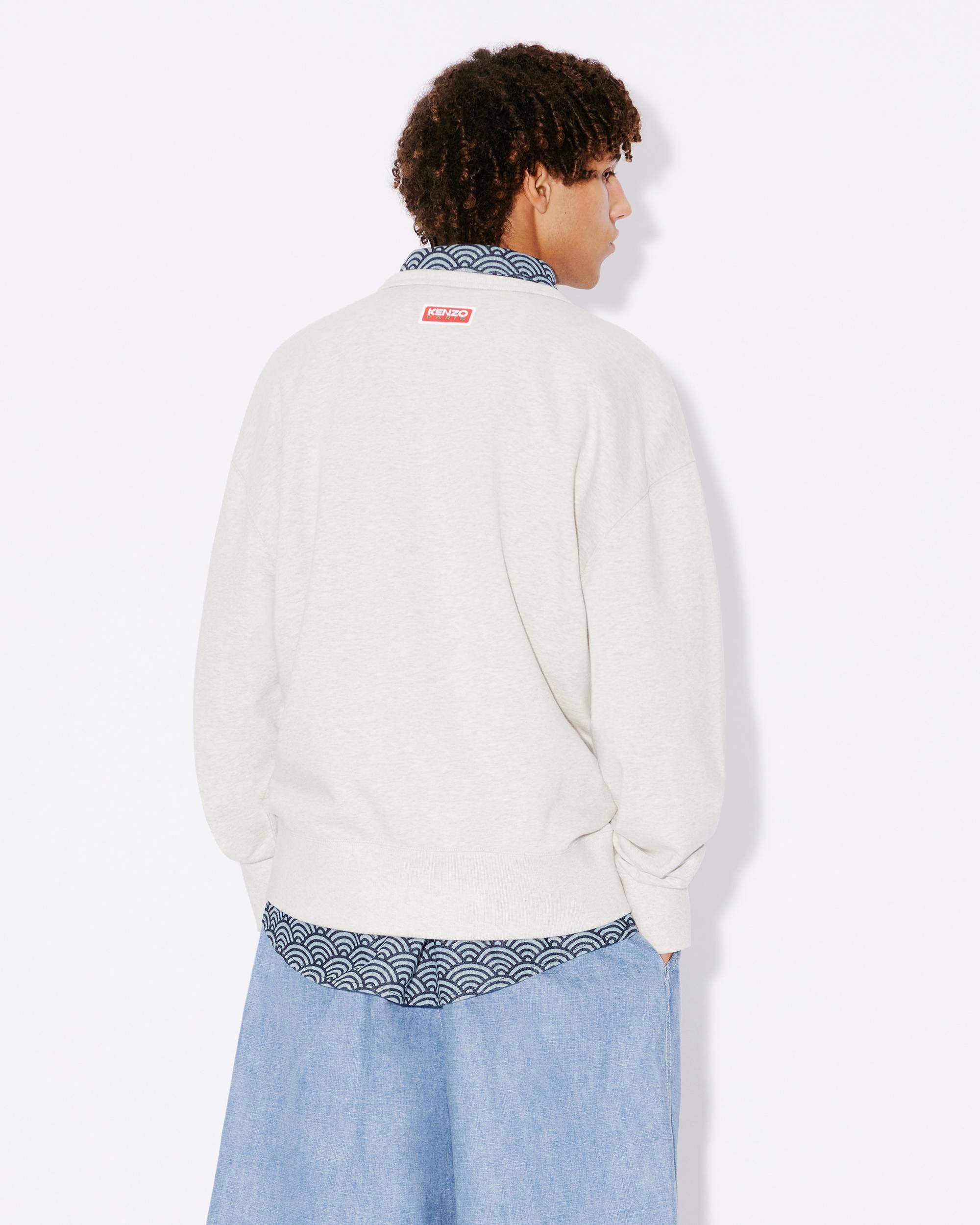 'KENZO Lucky Tiger' embroidered oversized genderless sweatshirt - 4