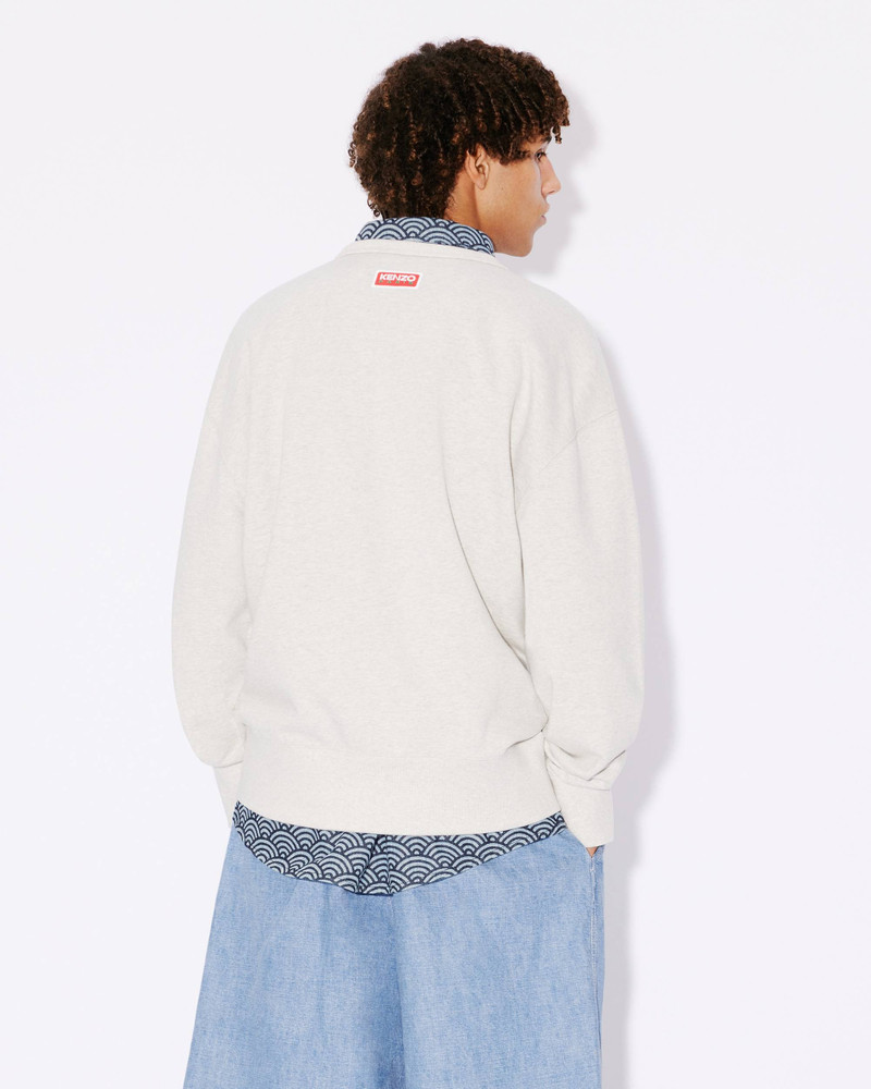'KENZO Lucky Tiger' embroidered oversized genderless sweatshirt 4