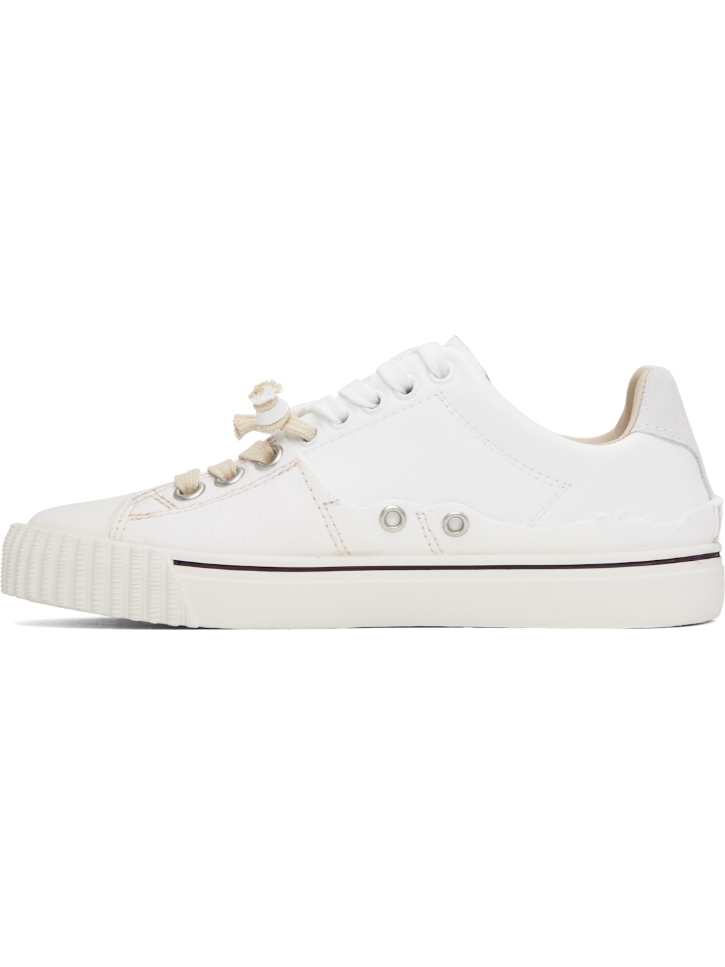 White New Evolution Sneakers - 3