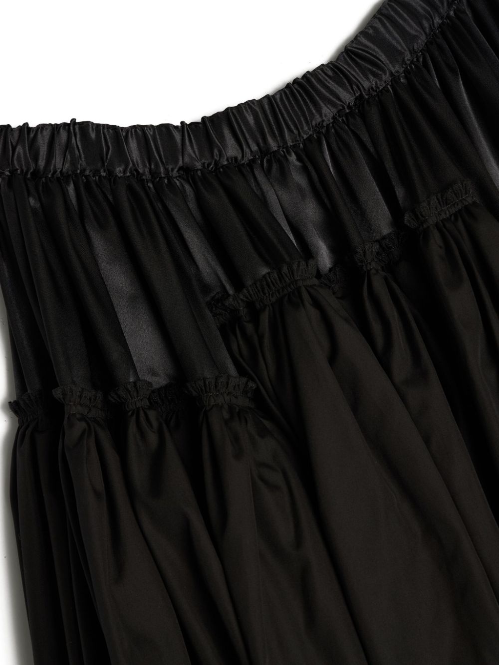 ruffled cotton satin skirt - 2