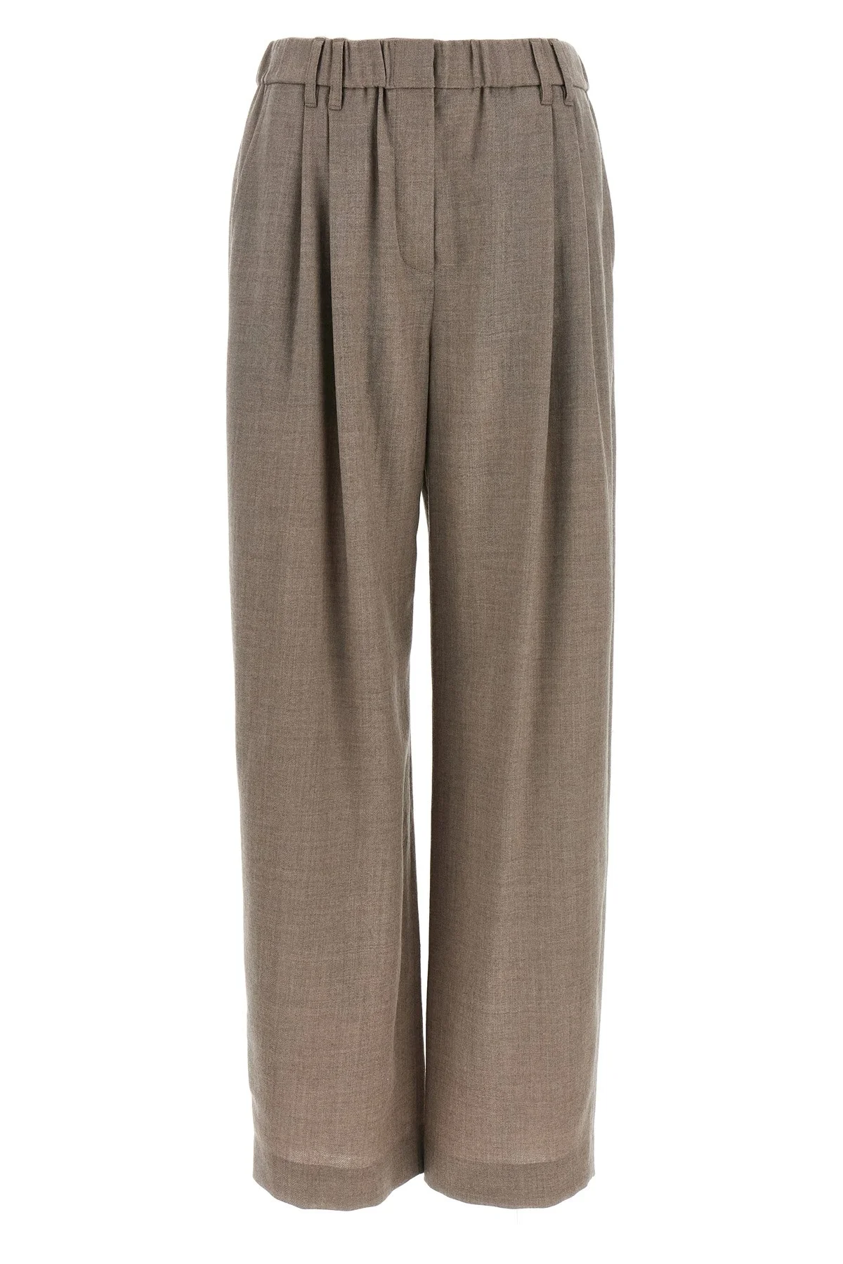 Light Pants With Pleats - 1