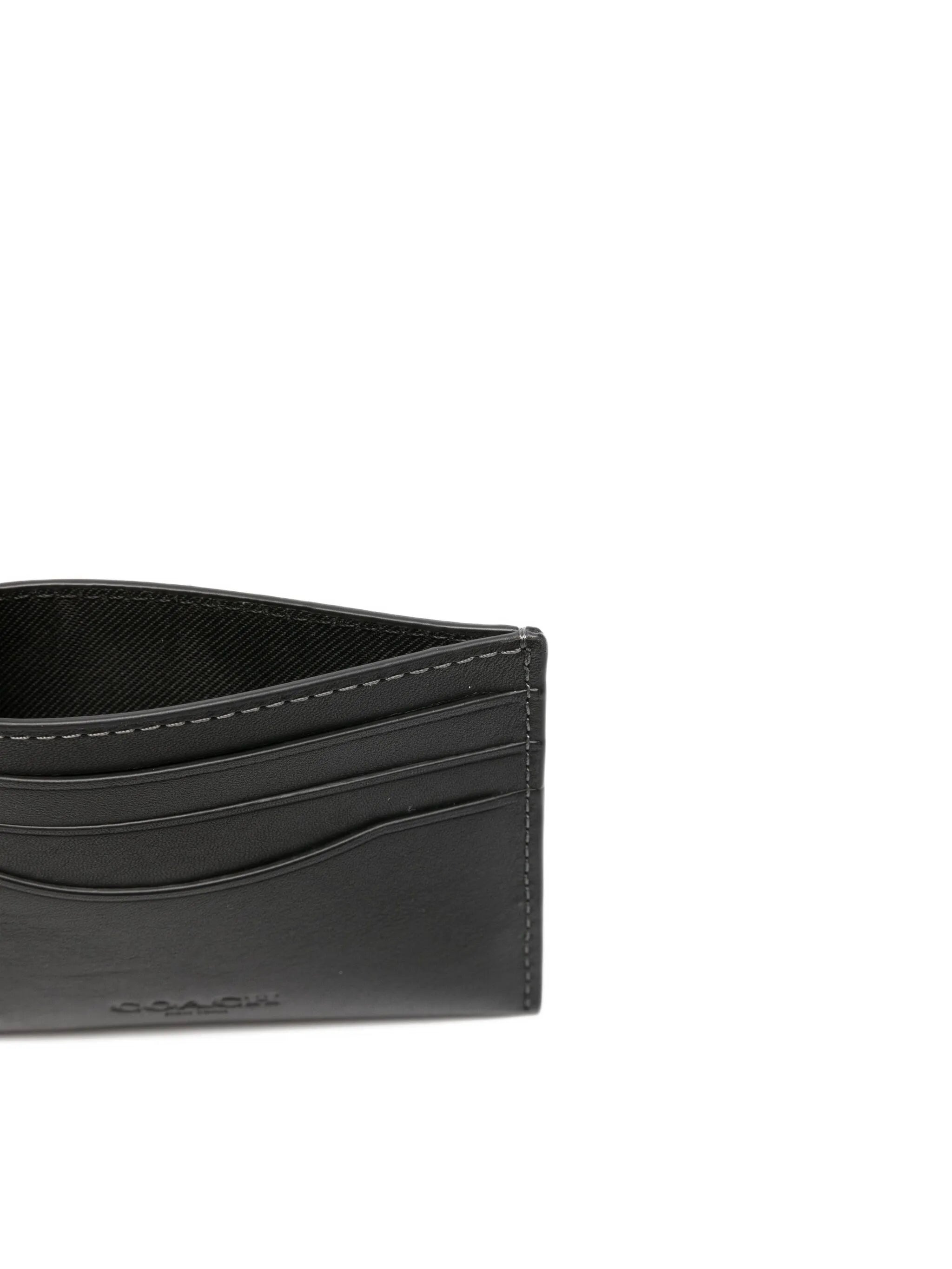 Coach Logo-embossed Leather Cardholder - 3