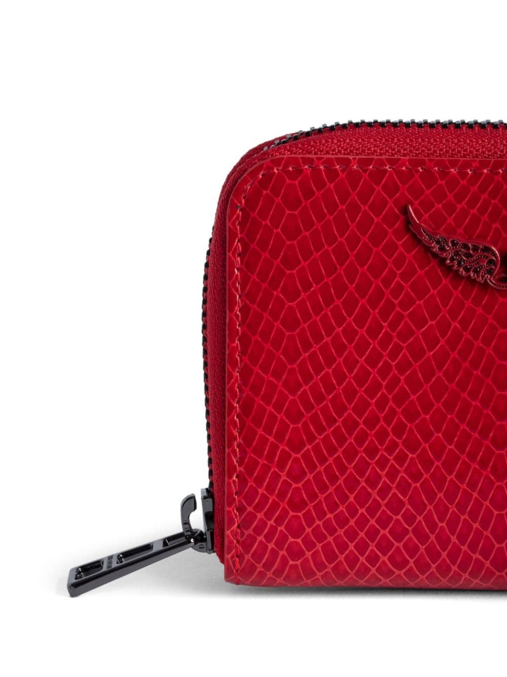 mini ZV crocodile-effect wallet - 4
