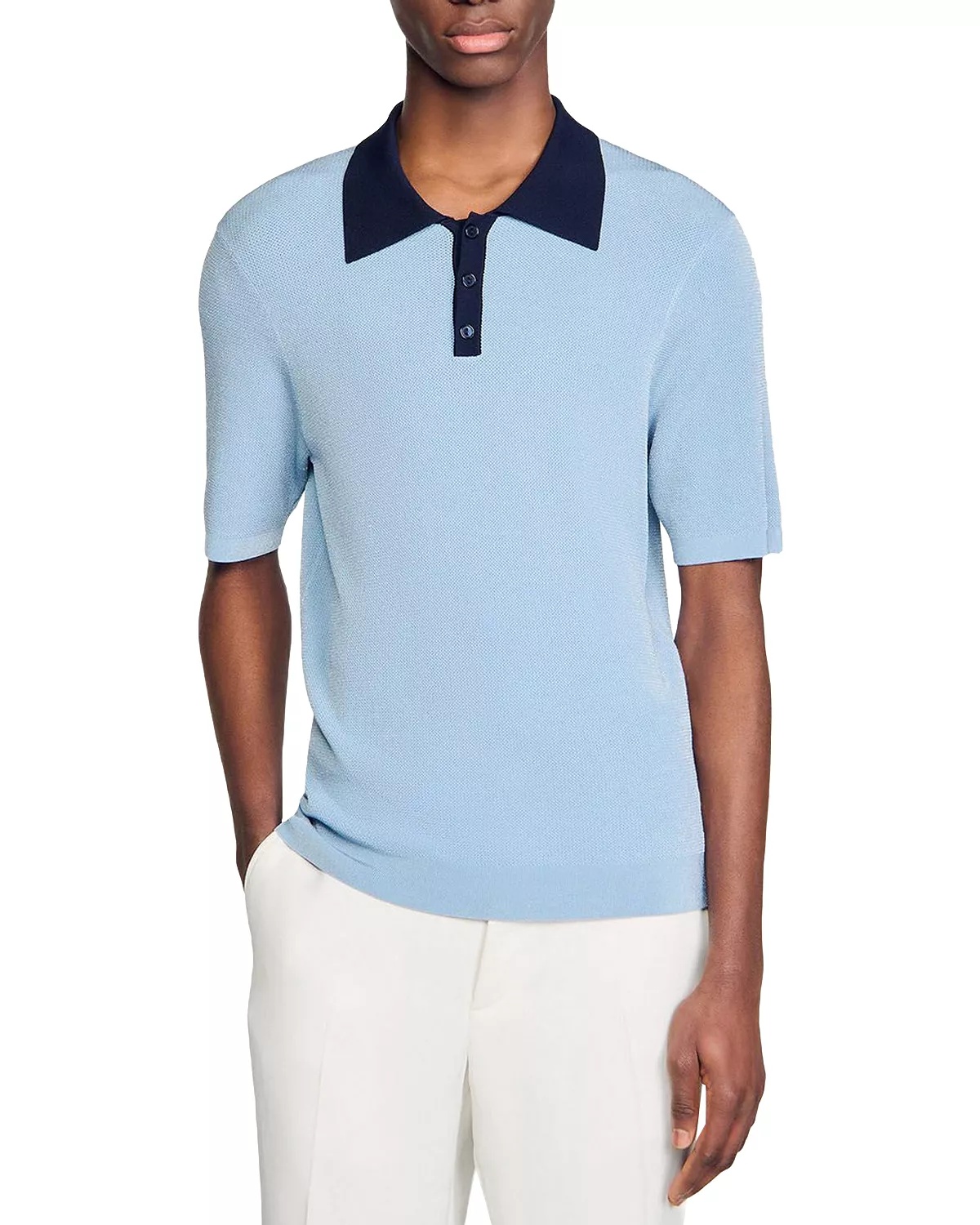 Two Tone Polo Shirt - 1