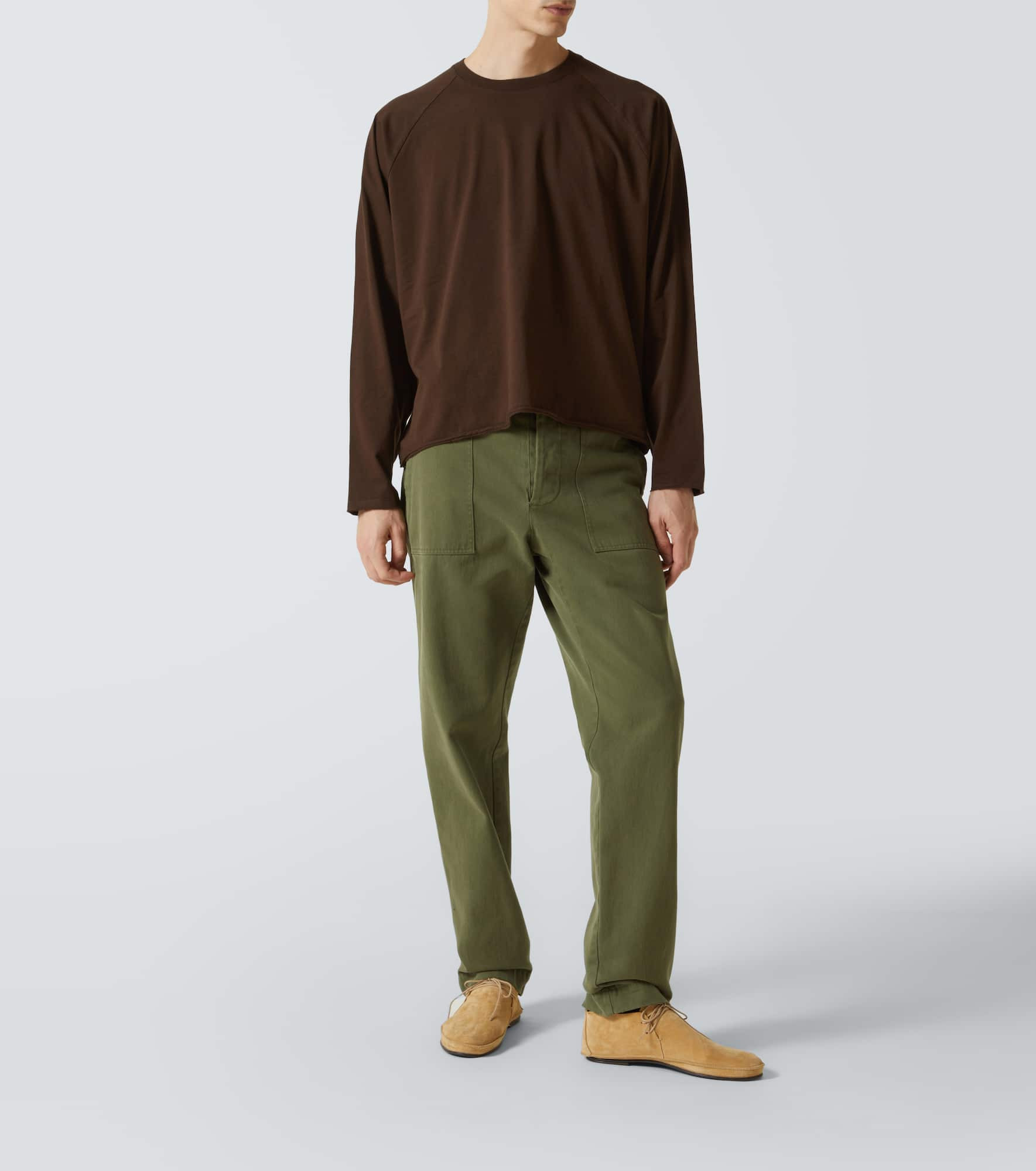 Valerio cotton straight pants - 2