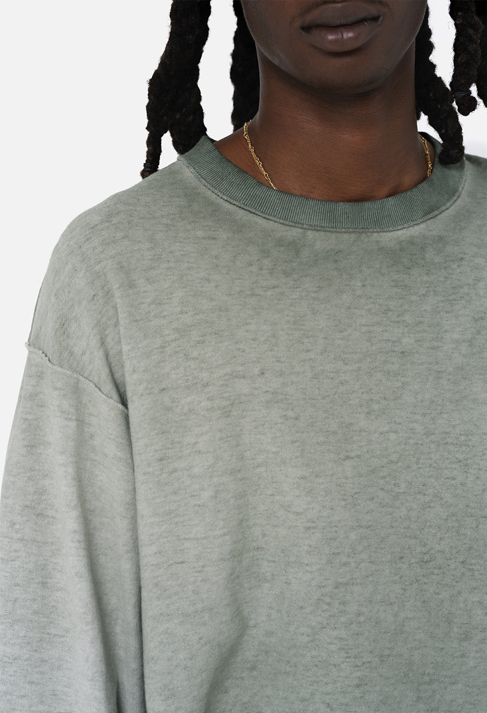 REVERSED CROPPED LS TEE - 6