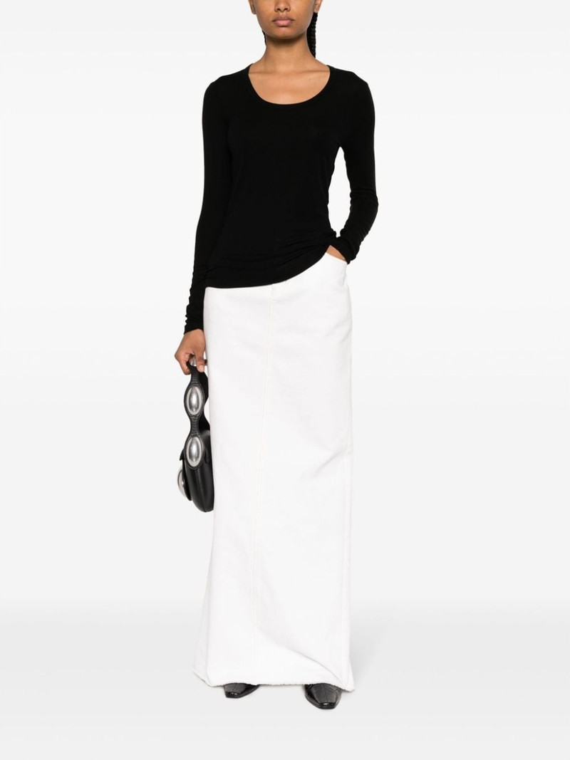 AGOLDE scoop-neck lyocell-blend jumper outlook