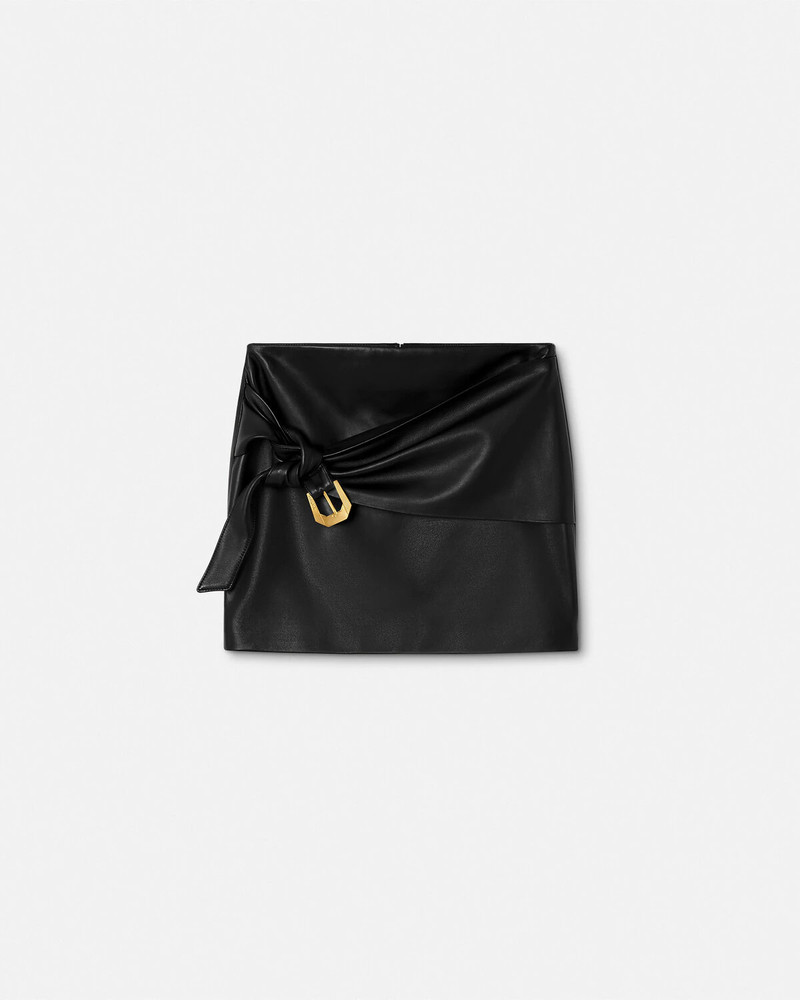 Leather Mini Skirt - 1
