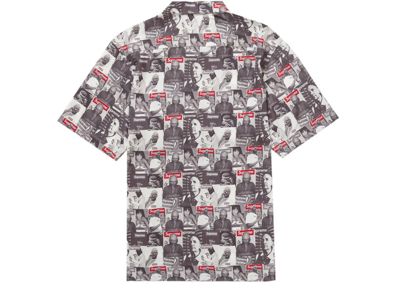 Supreme Supreme Magazine S/S Shirt Grey outlook