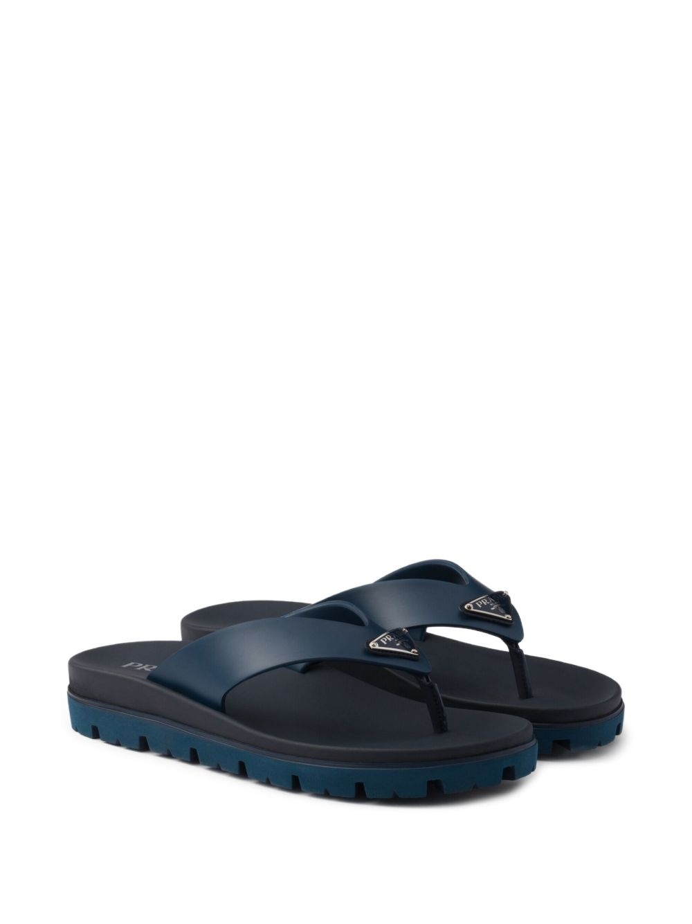 logo-embellished flip flops - 2