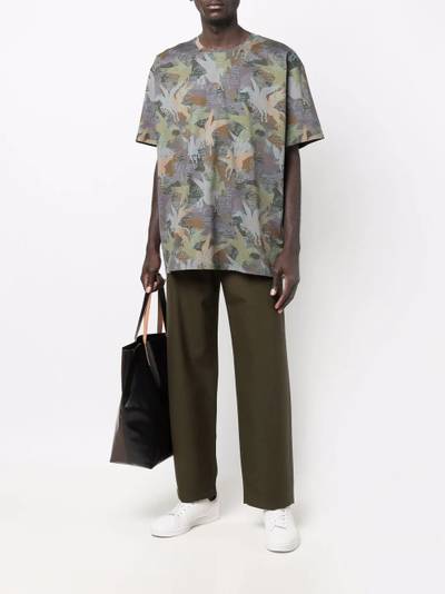 Etro camouflage-print short-sleeve T-shirt outlook