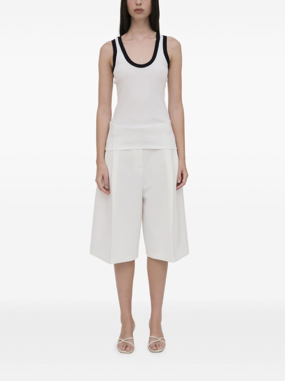 scoop-neck tank top - 2